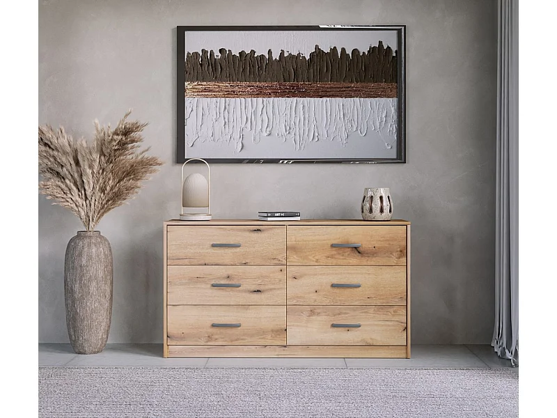 Sideboard Ronda/Schubladen/Braun