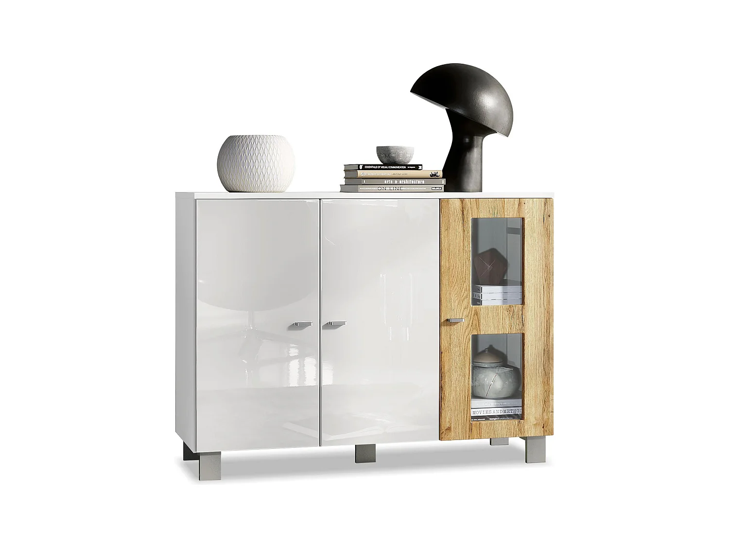SIDEBOARD Denjo Tür in Eiche Natur