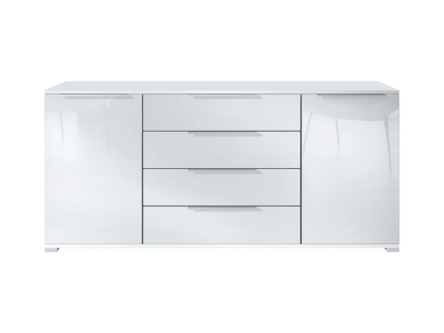 SIDEBOARD Linio Weiß Hochglanz