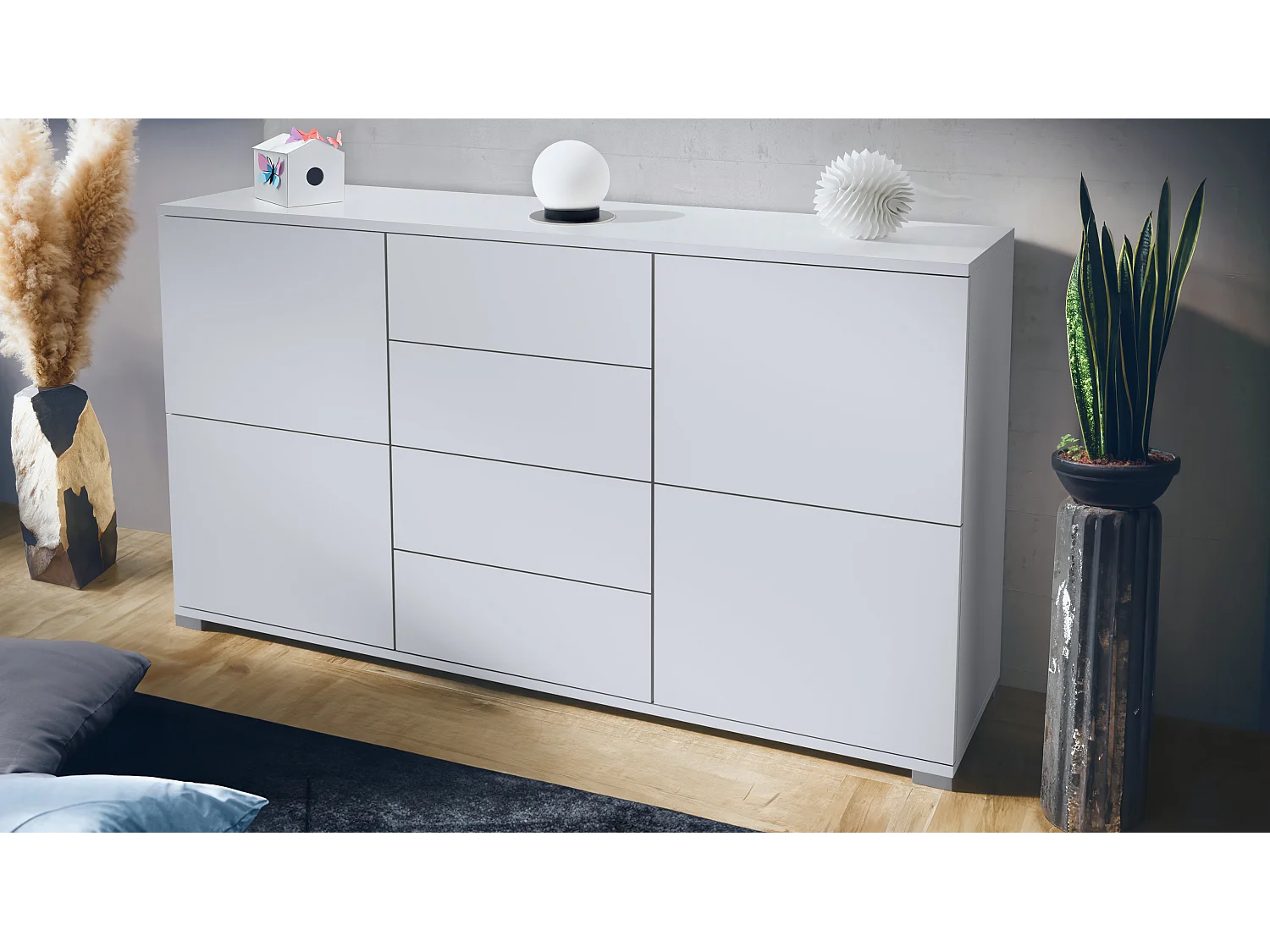 SIDEBOARD Rova Weiß matt