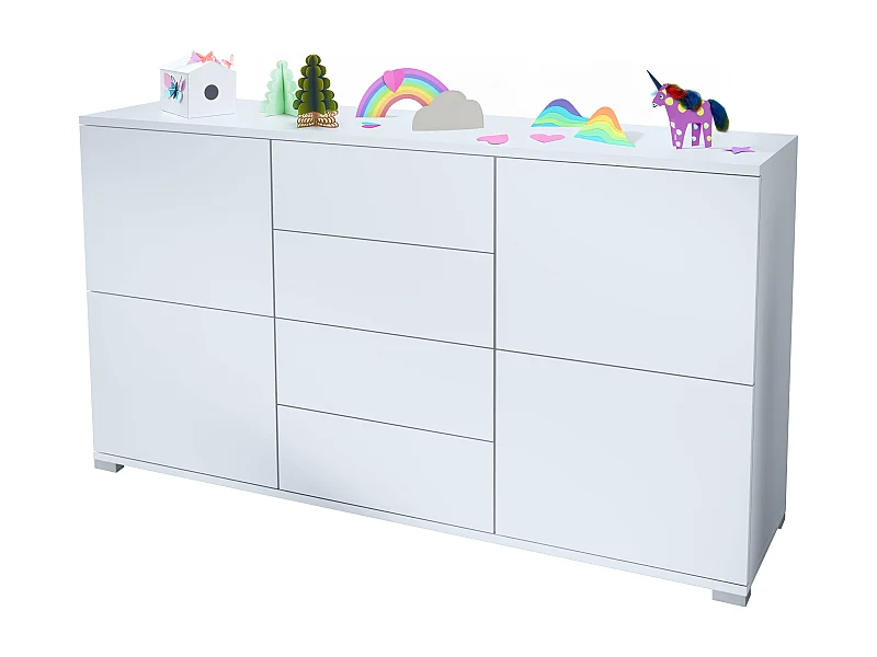 SIDEBOARD Rova Weiß matt
