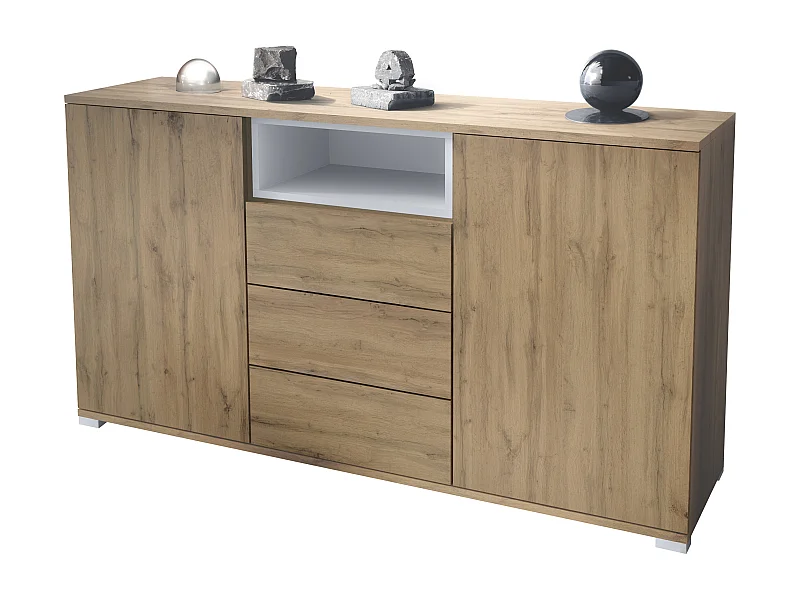 SIDEBOARD Skadu Weiß matt