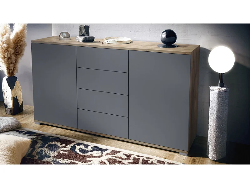 SIDEBOARD Santo Anthrazit matt