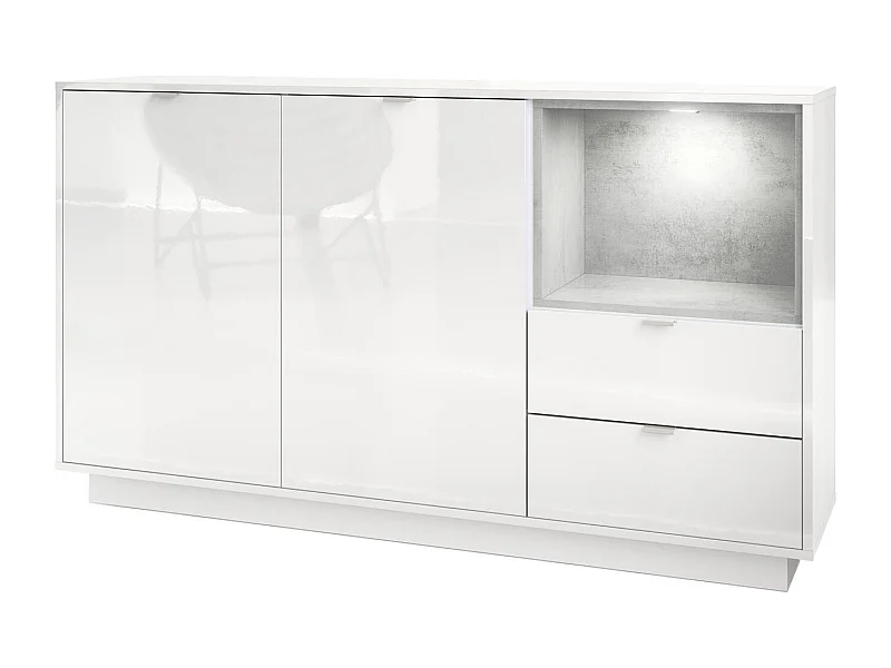 SIDEBOARD Metro Einsatz in Beton Oxid Optik