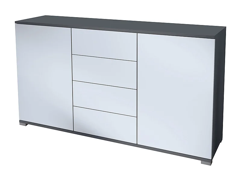 SIDEBOARD Santo Weiß matt