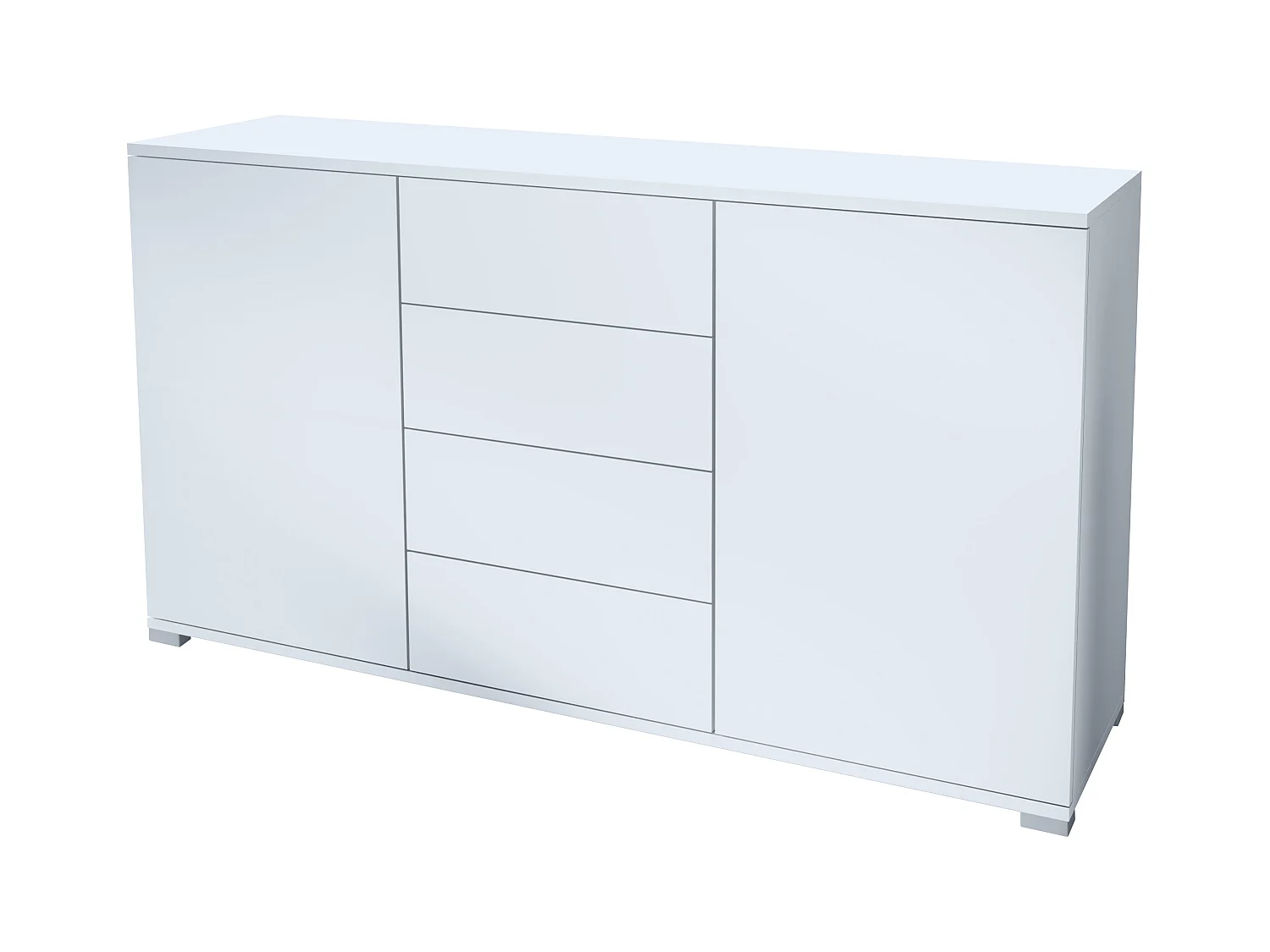 SIDEBOARD Santo Weiß matt