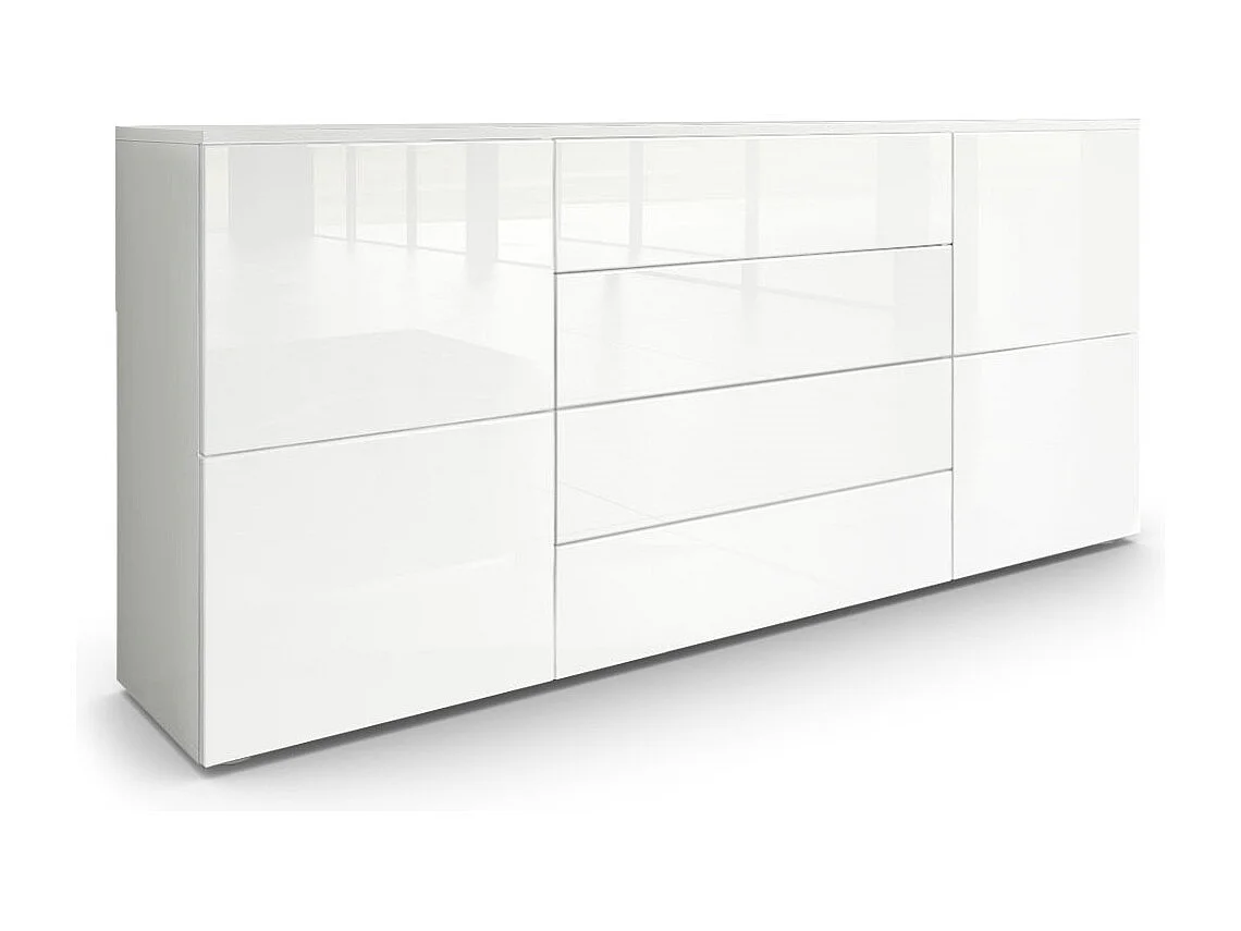 SIDEBOARD Rova Weiß Hochglanz / Weiß Hochglanz