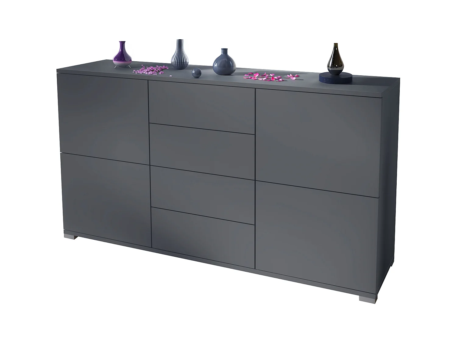 SIDEBOARD Rova Anthrazit matt