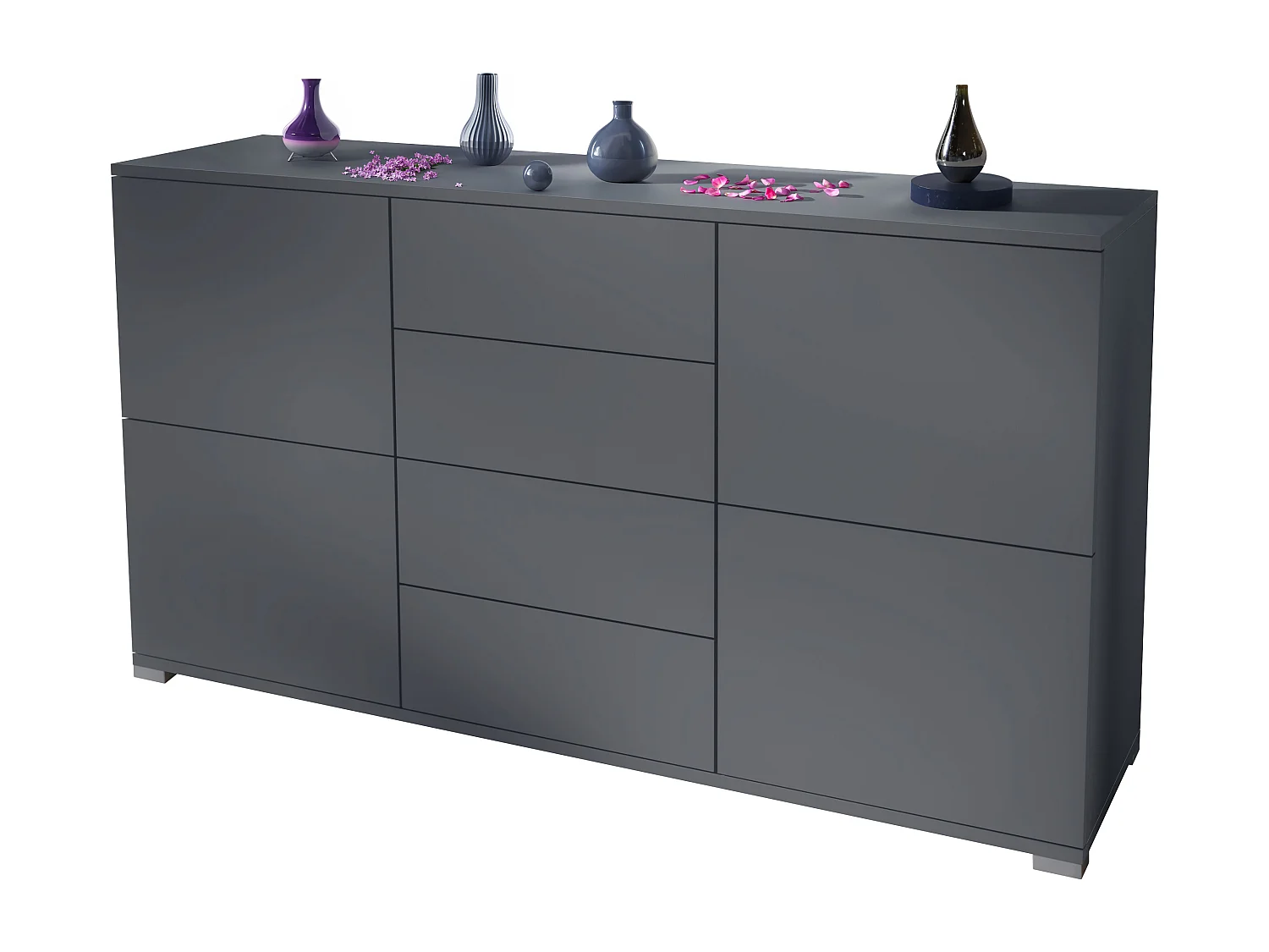 SIDEBOARD Rova Anthrazit matt