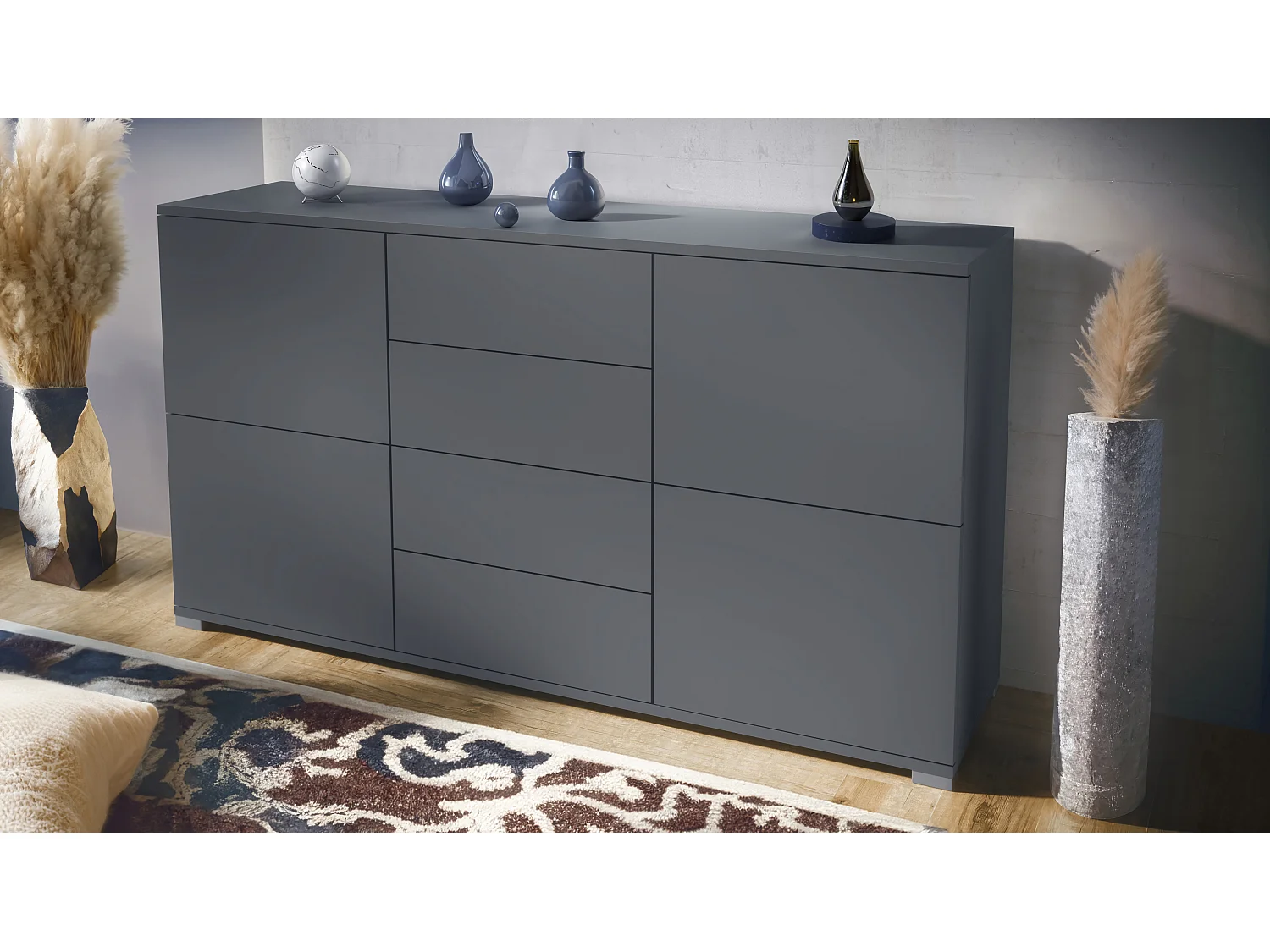 SIDEBOARD Rova Anthrazit matt