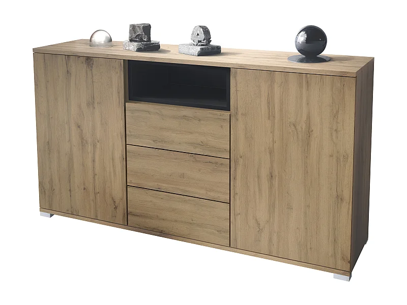 SIDEBOARD Skadu Schwarz matt