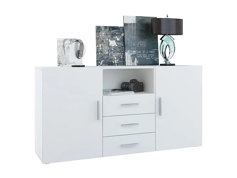 SIDEBOARD Skadu Front in Weiß matt