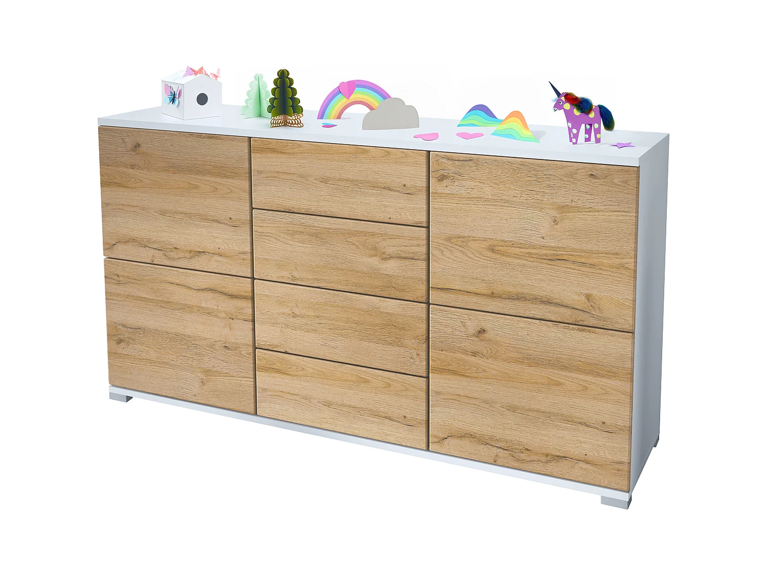 SIDEBOARD Rova Eiche Natur