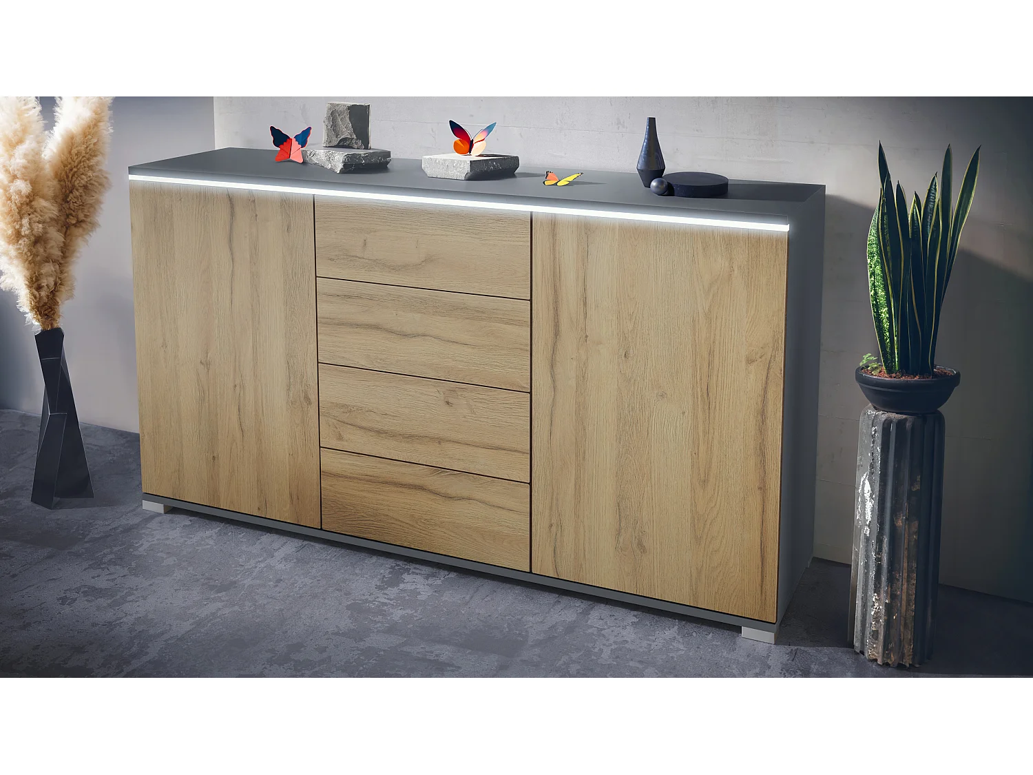 SIDEBOARD Faro Eiche Natur