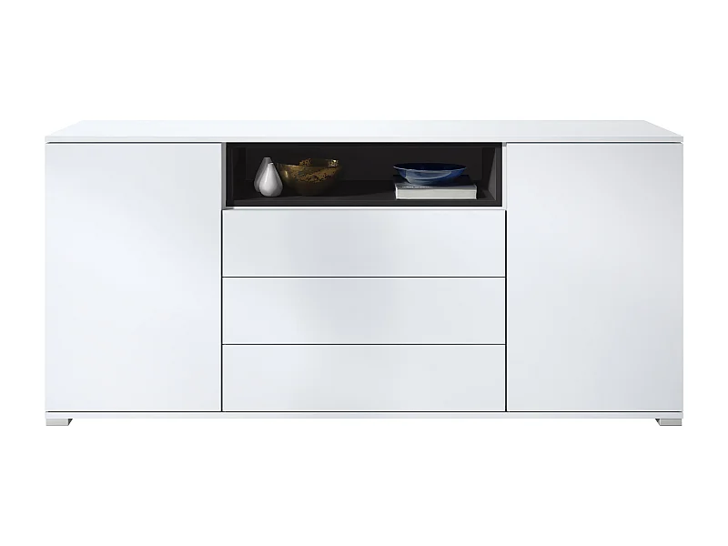 SIDEBOARD Skadu Schwarz matt