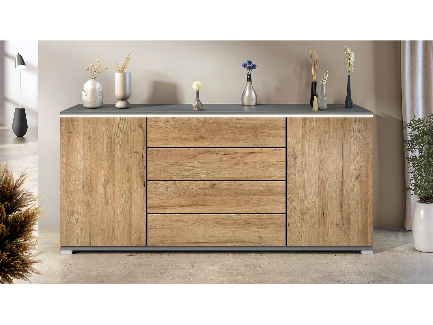 SIDEBOARD Faro Eiche Natur