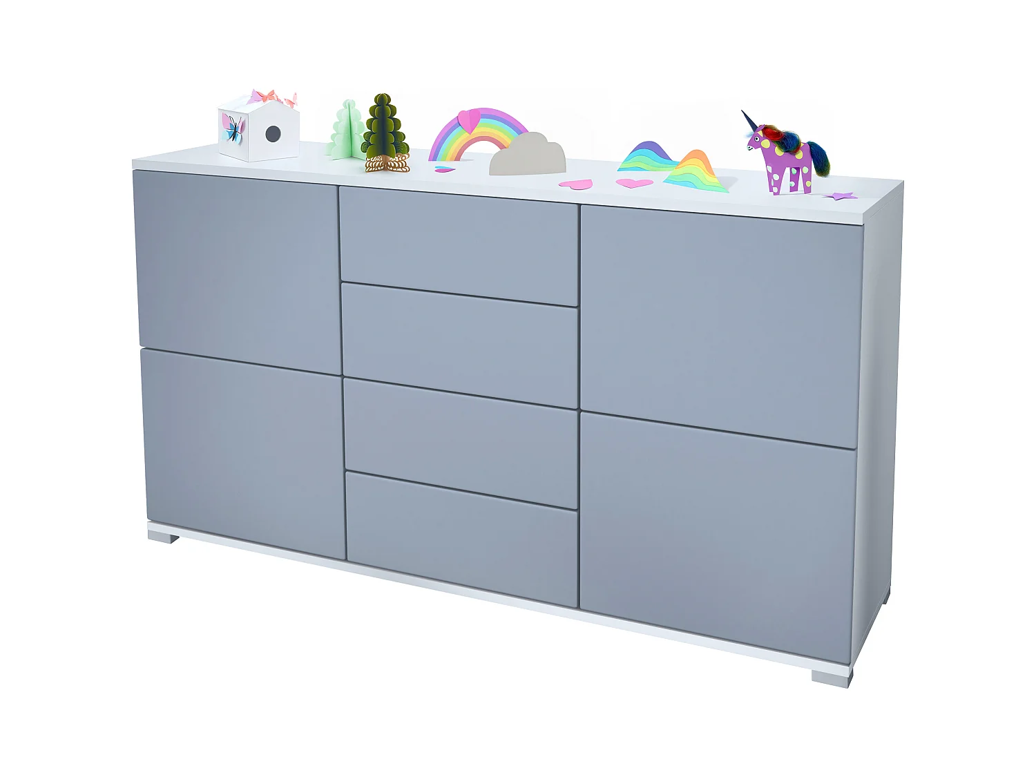 SIDEBOARD Rova Denim matt