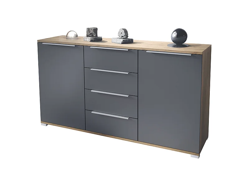 SIDEBOARD Linio Anthrazit matt