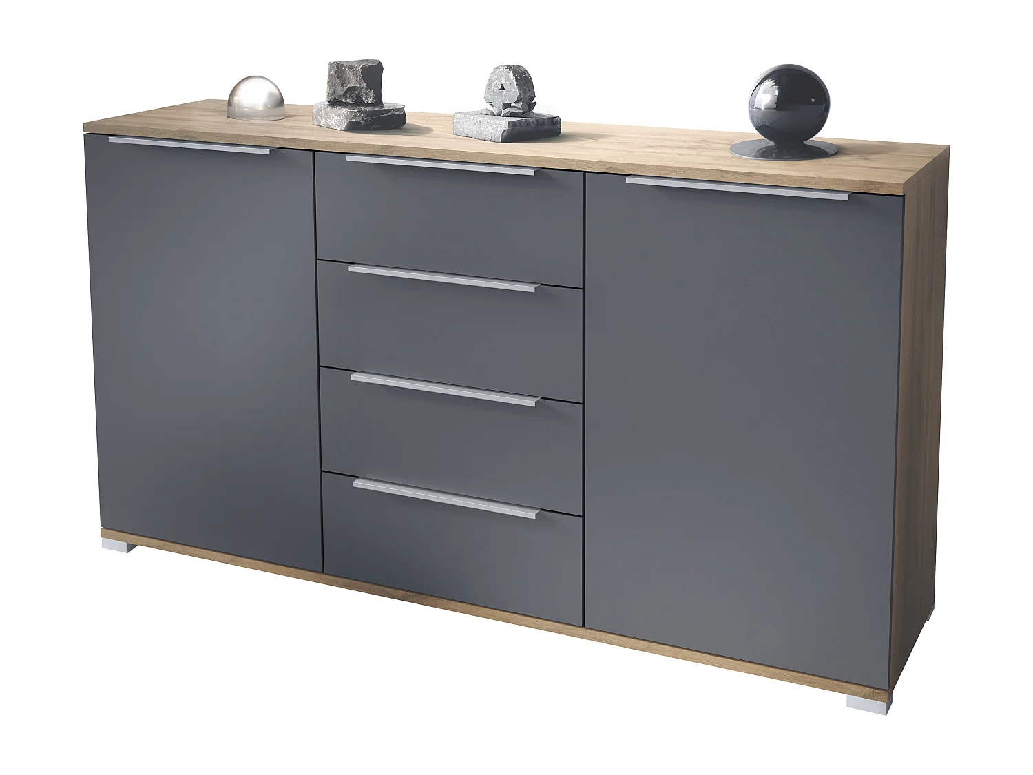 SIDEBOARD Linio Anthrazit matt