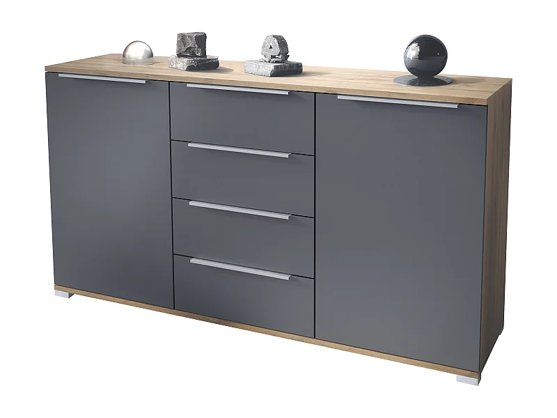 SIDEBOARD Linio Anthrazit matt