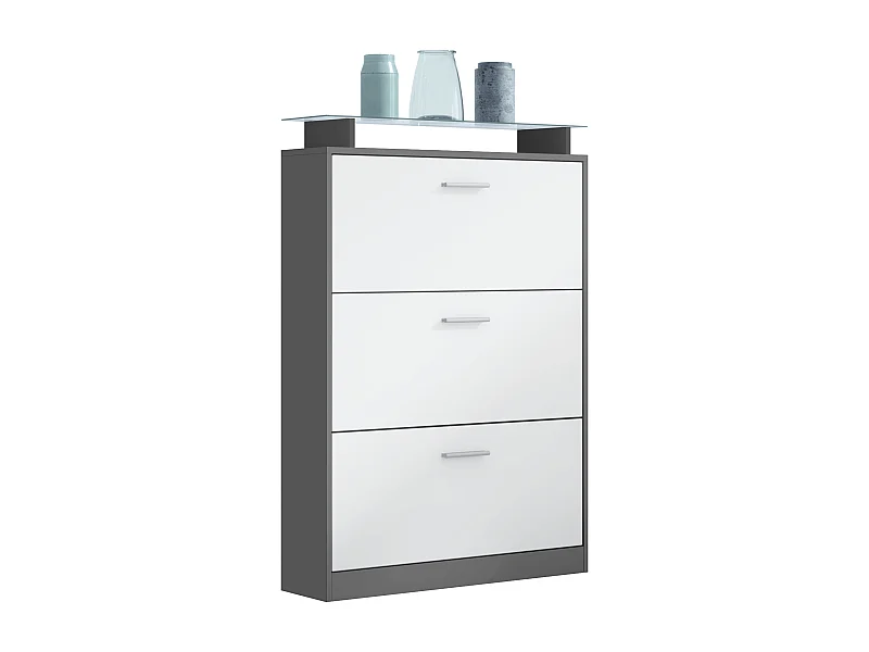 SCHUHSCHRANK Lavia Front in Weiß matt