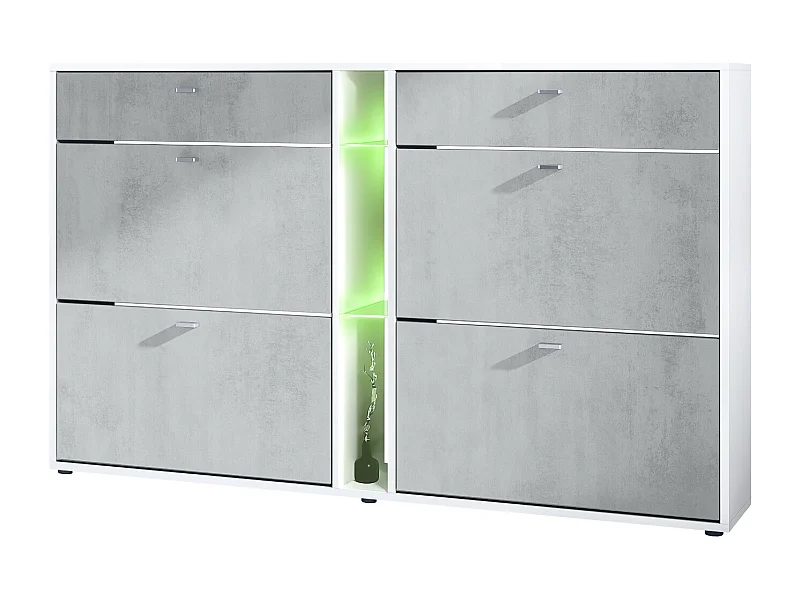 SCHUHSCHRANK Today Fronten in Beton Oxid Optik