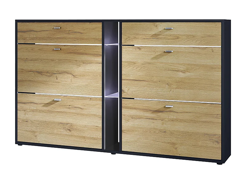 SCHUHSCHRANK Today Fronten in Eiche Natur