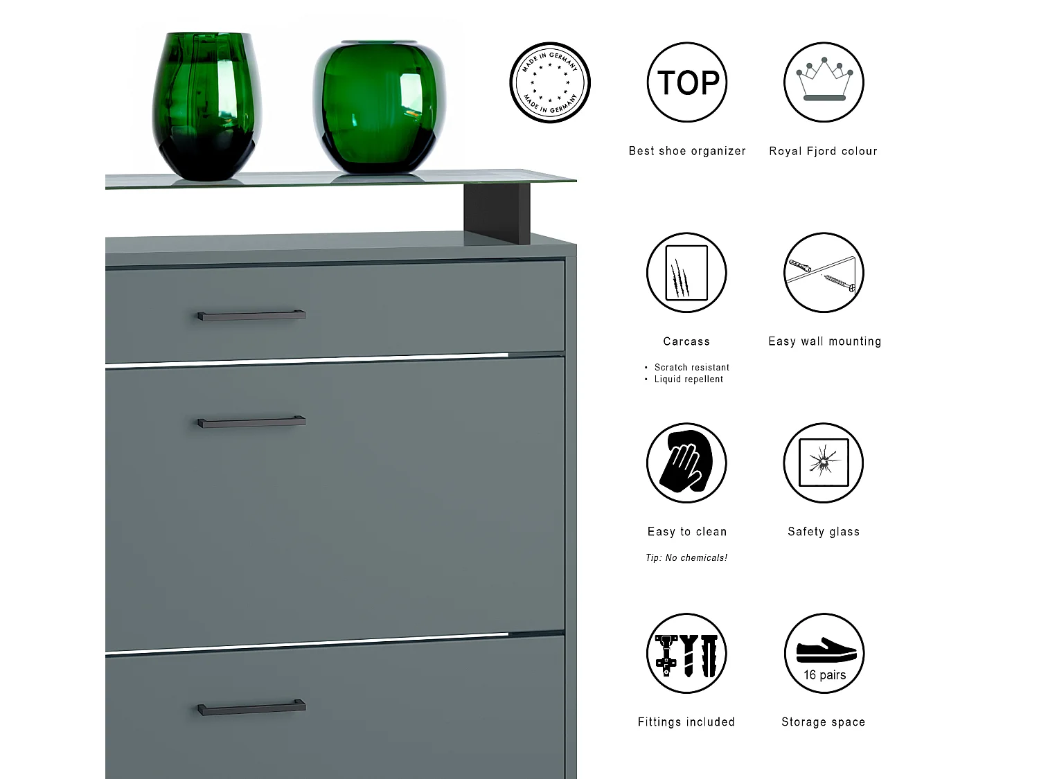 SCHUHSCHRANK Enigma Fjord