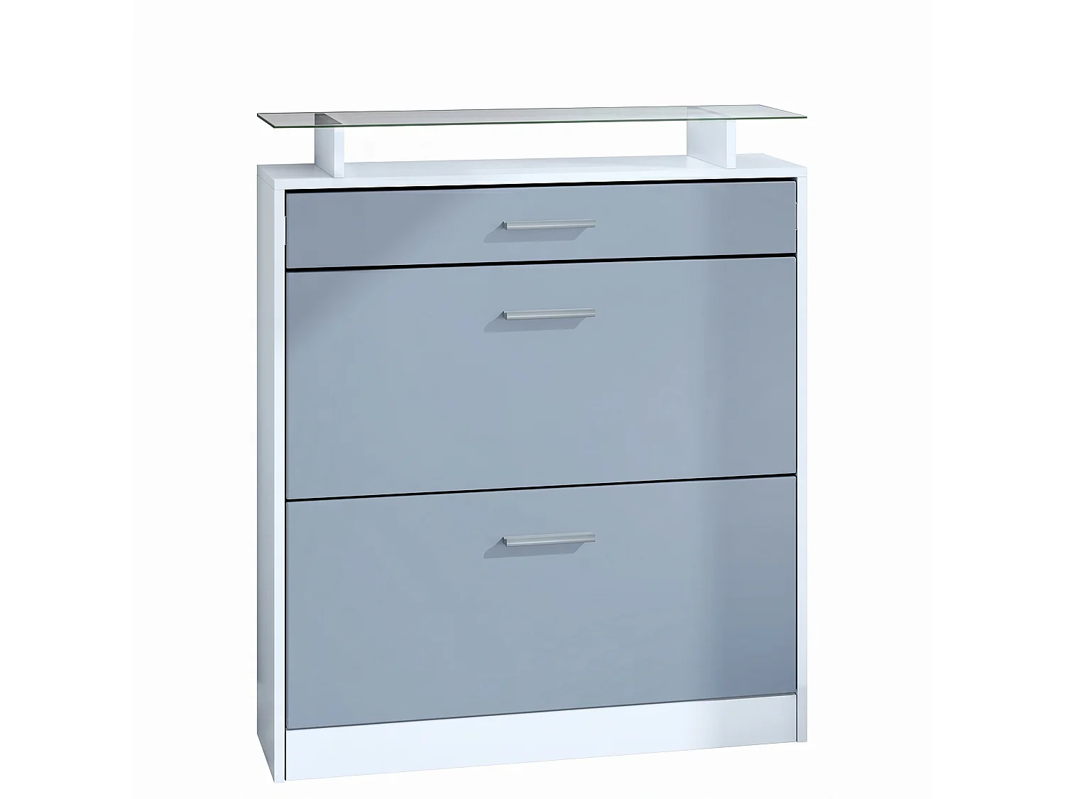 SCHUHSCHRANK Loret Front in Denim