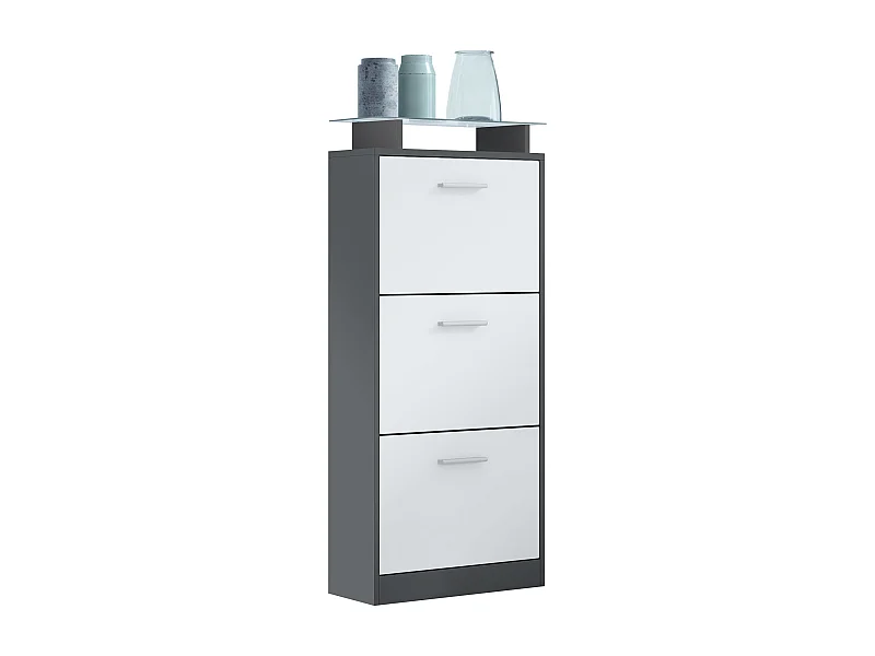 SCHUHSCHRANK Lavia Front in Weiß matt