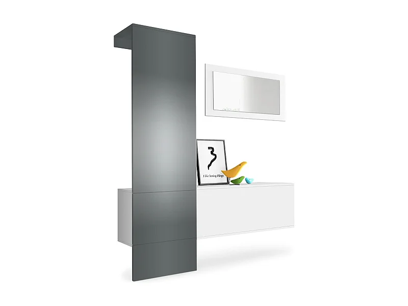 GARDEROBE Carlton Paneel in Graphit Seidenmatt