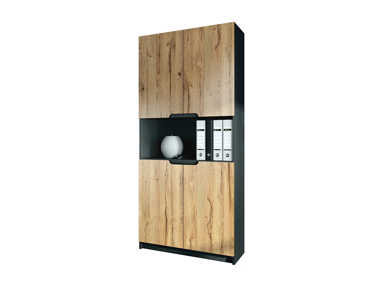 BÜROSCHRANK Logan Fronten in Eiche Natur