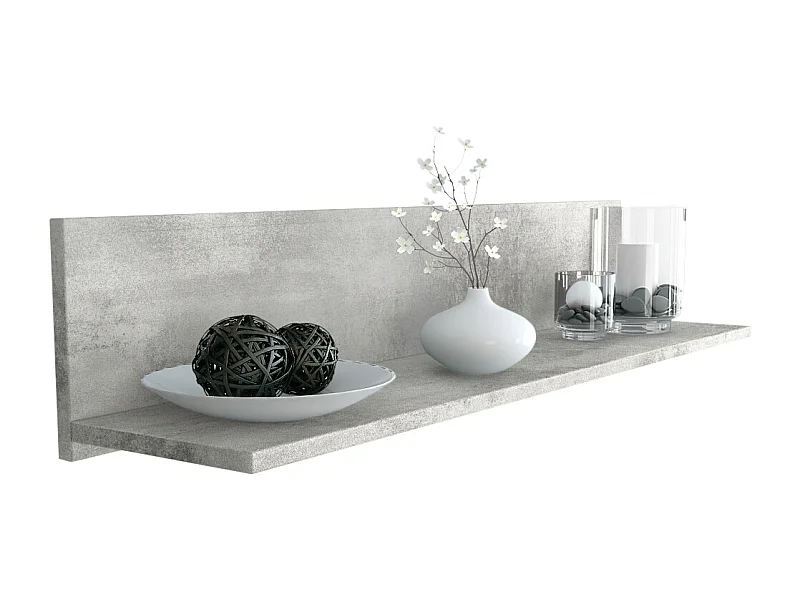 WANDREGAL Skadu Beton Oxid Optik