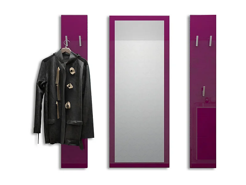 GARDEROBE Spot Brombeer Hochglanz