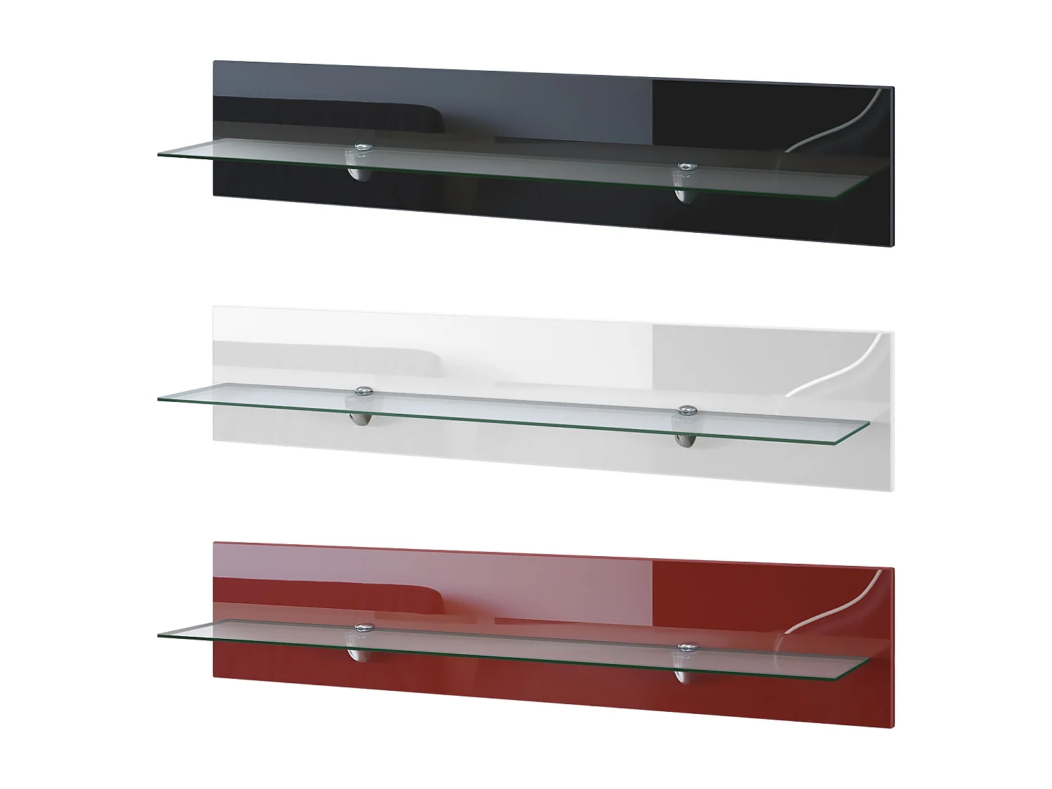 WANDREGAL Bari Bordeaux Hochglanz