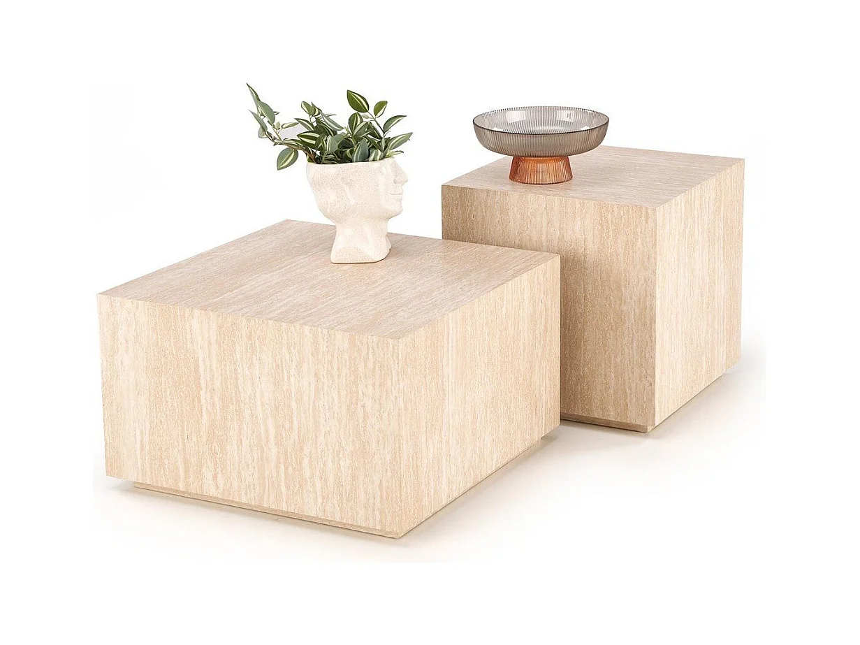 Petite table basse cubique 45 x 45 cm MIO
