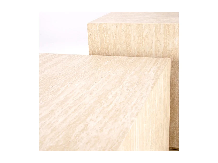 Petite table basse cubique 45 x 45 cm MIO