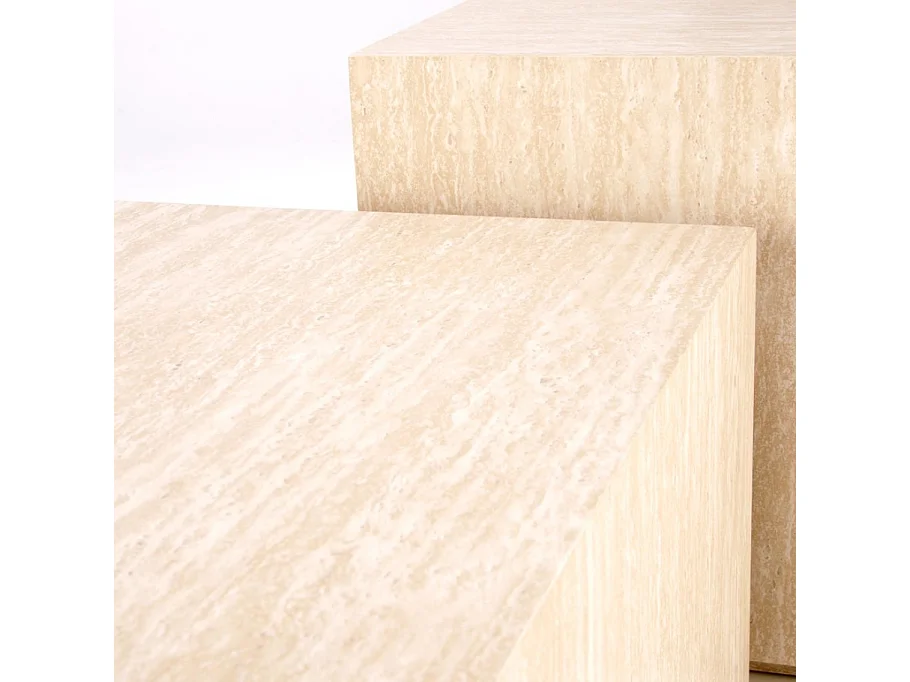 Petite table basse cubique 45 x 45 cm MIO