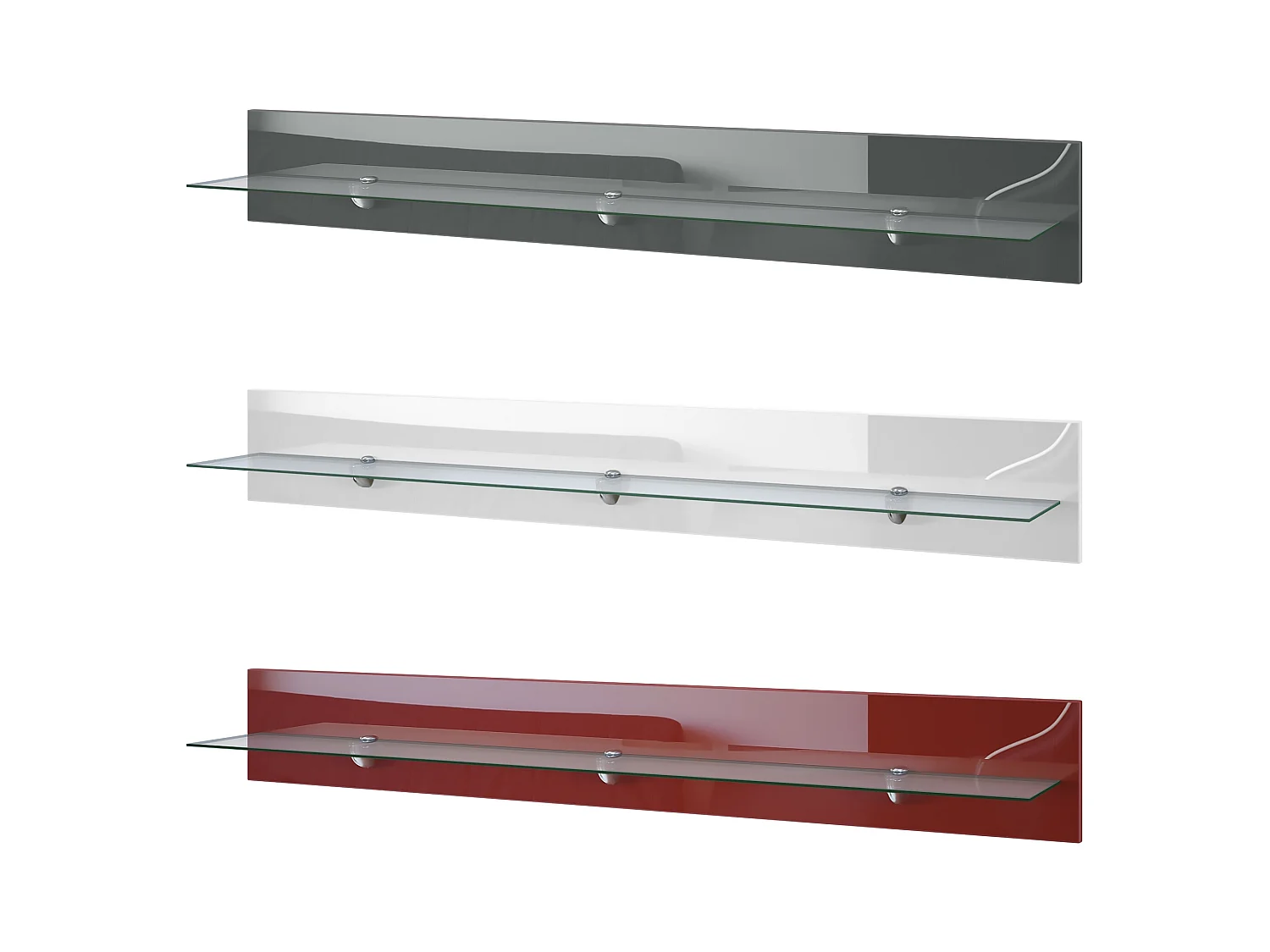 WANDREGAL Bari Weiß Hochglanz