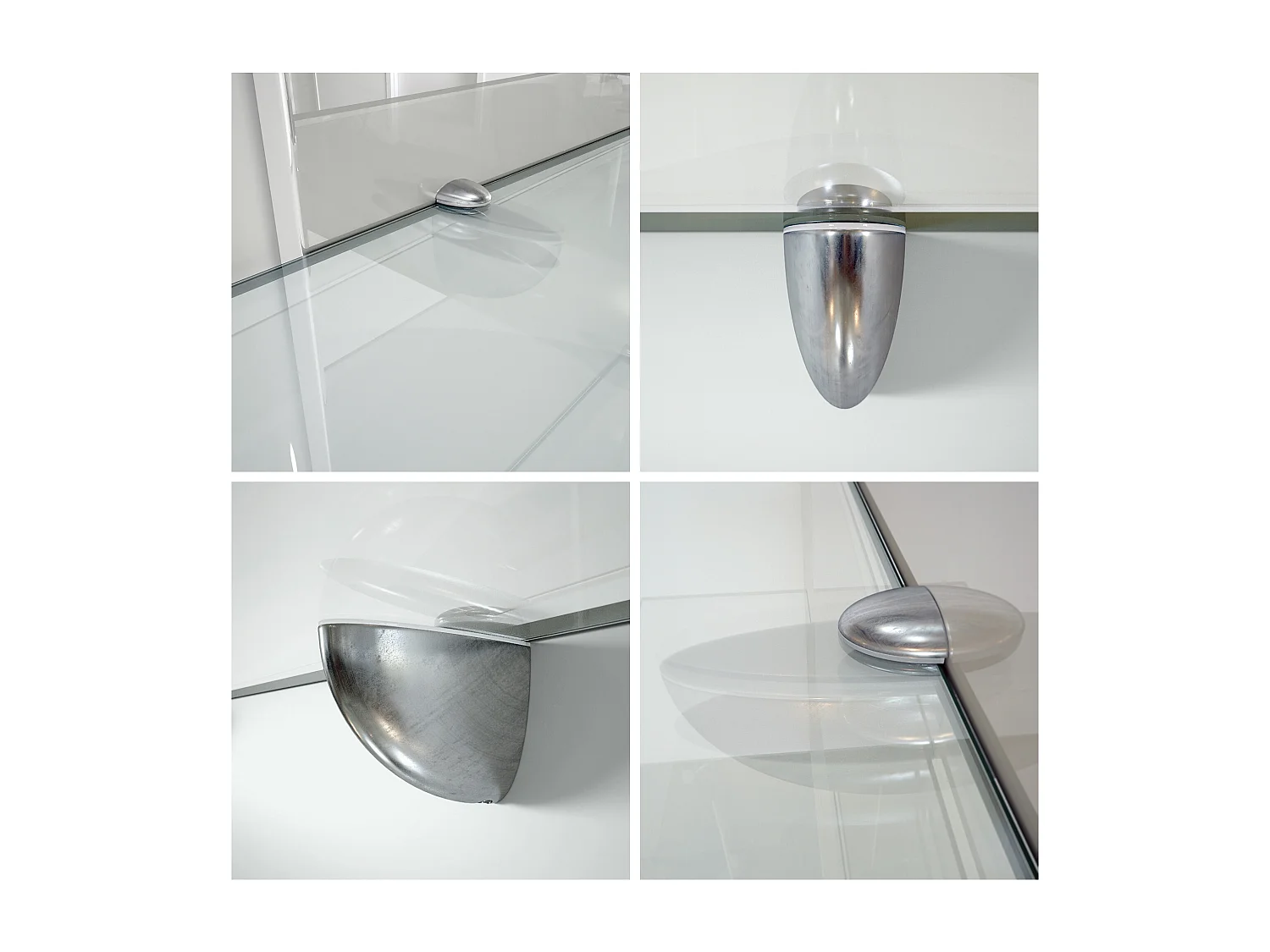 Etagère murale Bari en noir haute brillance - Etagère flottante moderne (98 x 20 x 19 cm)