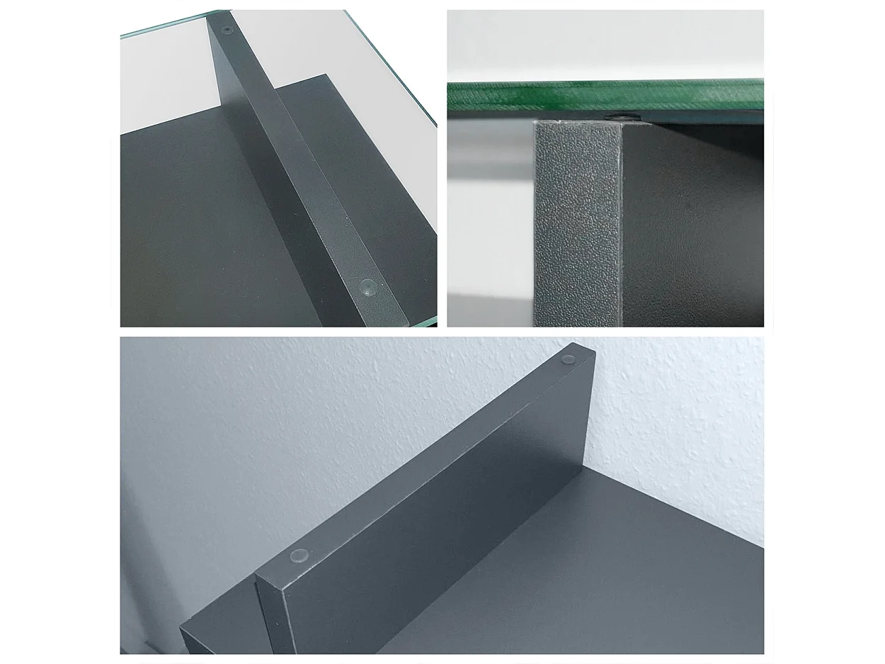 GARDEROBE Loret Front in Schwarz matt