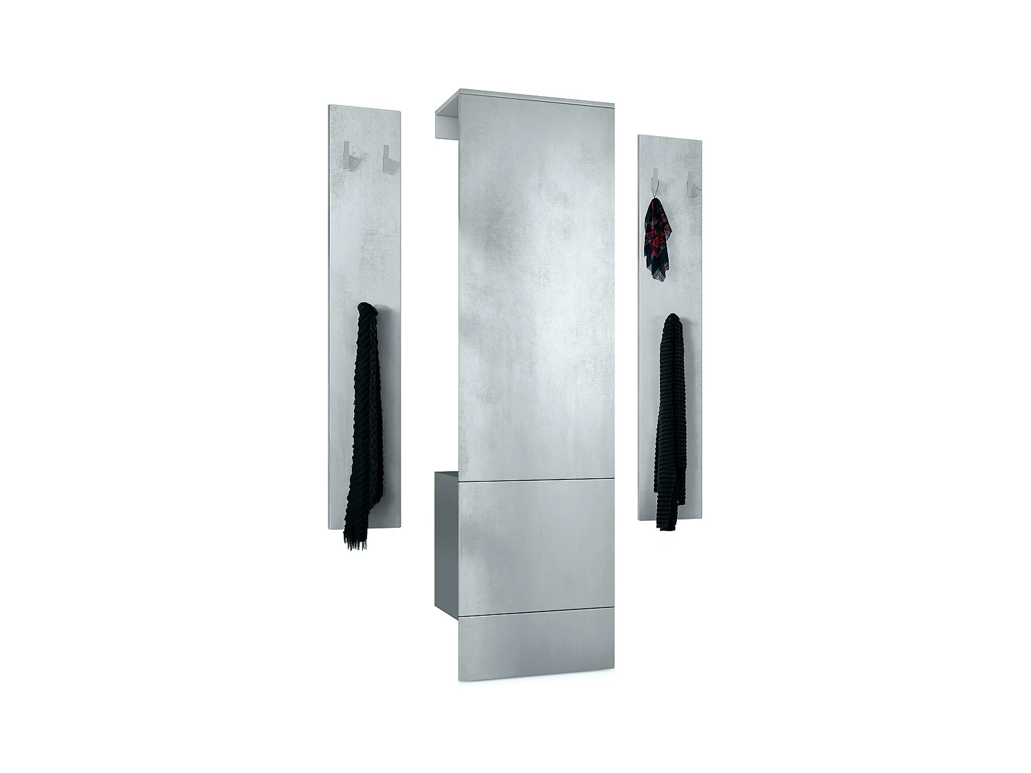 GARDEROBE Hollywood Beton Oxid Optik