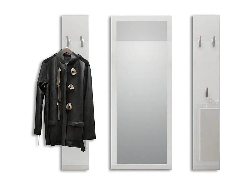 Ensemble de meubles d'entrée Spot en Blanc haute brillance