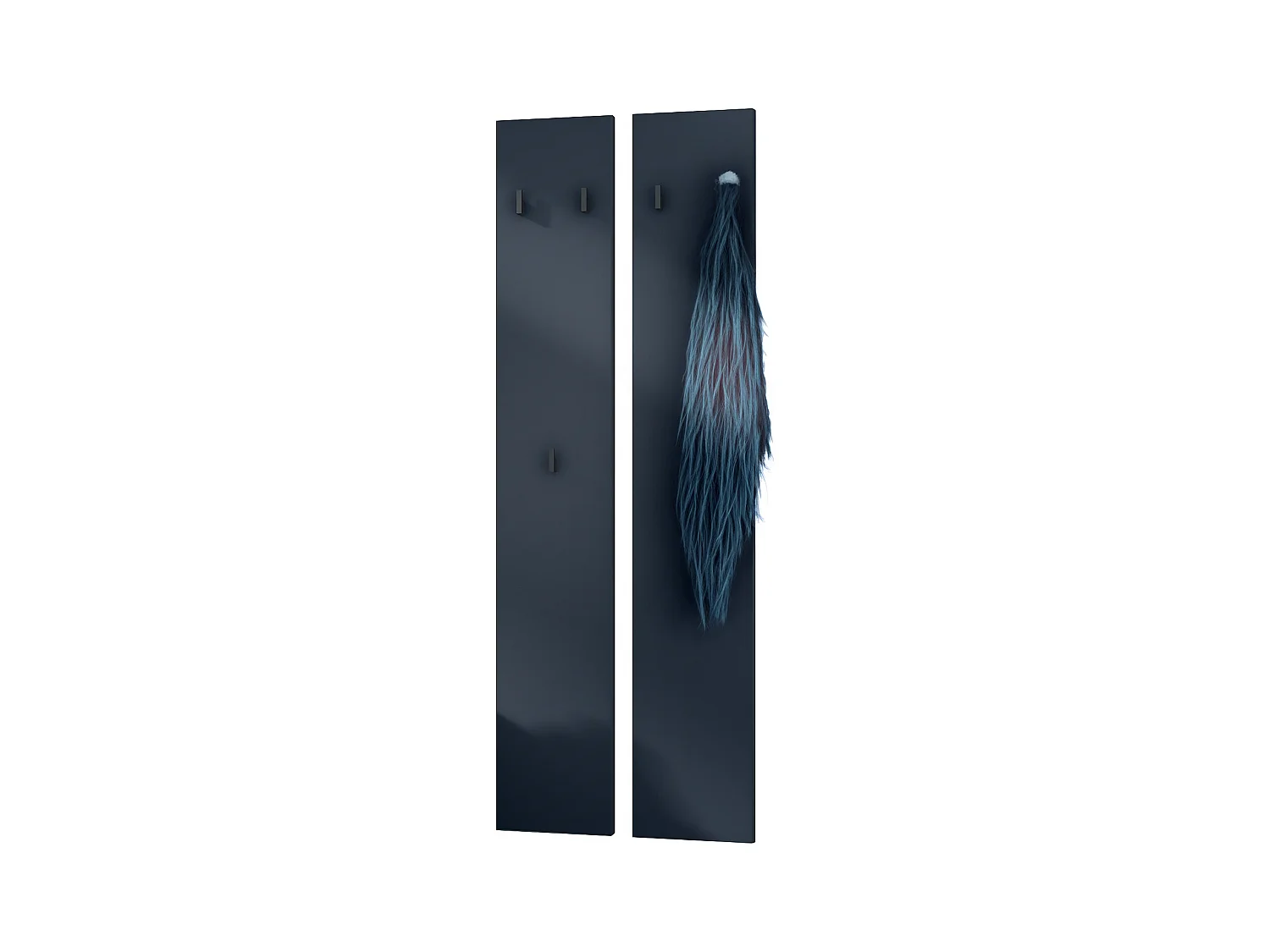 Panneau Mural Enigma 140, Fabriqué en Allemagne, Panneau de Vestiaire Composé de 2 Panneaux, Bleu royal (je 24 x 140 x 2 cm)