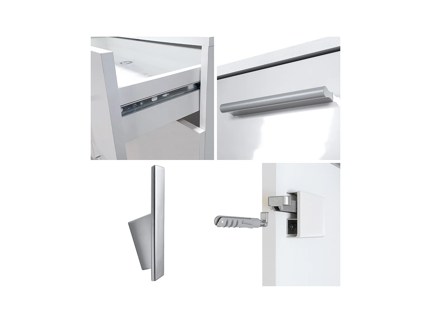 GARDEROBE Kioto Front in Creme Hochglanz