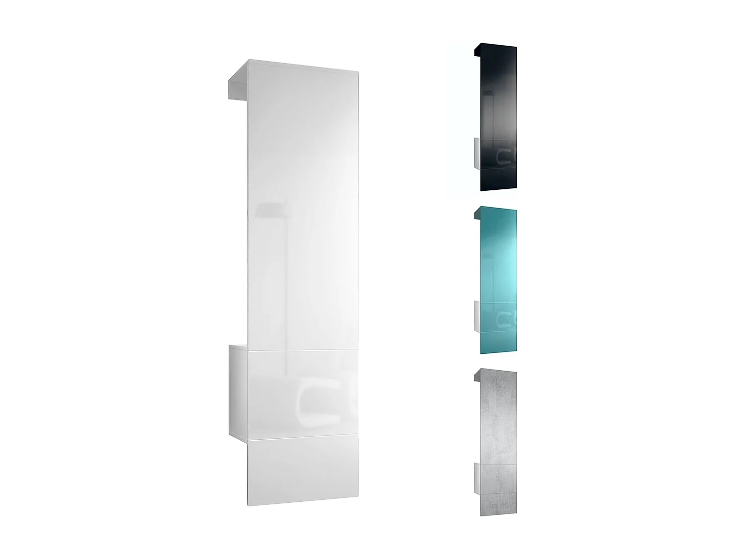 GARDEROBE Carlton Paneel in Beton Oxid Optik