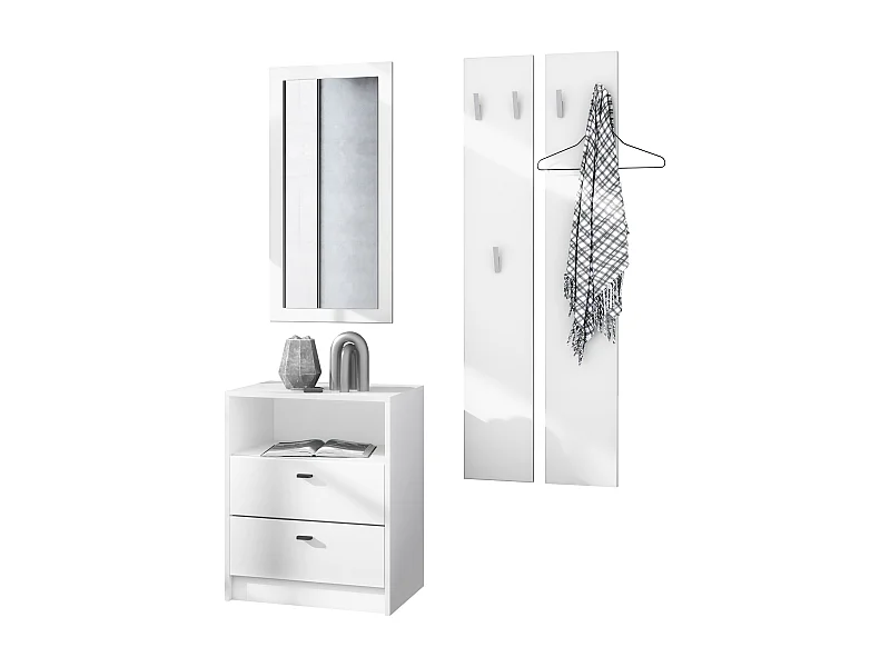 GARDEROBE Pino Weiß matt