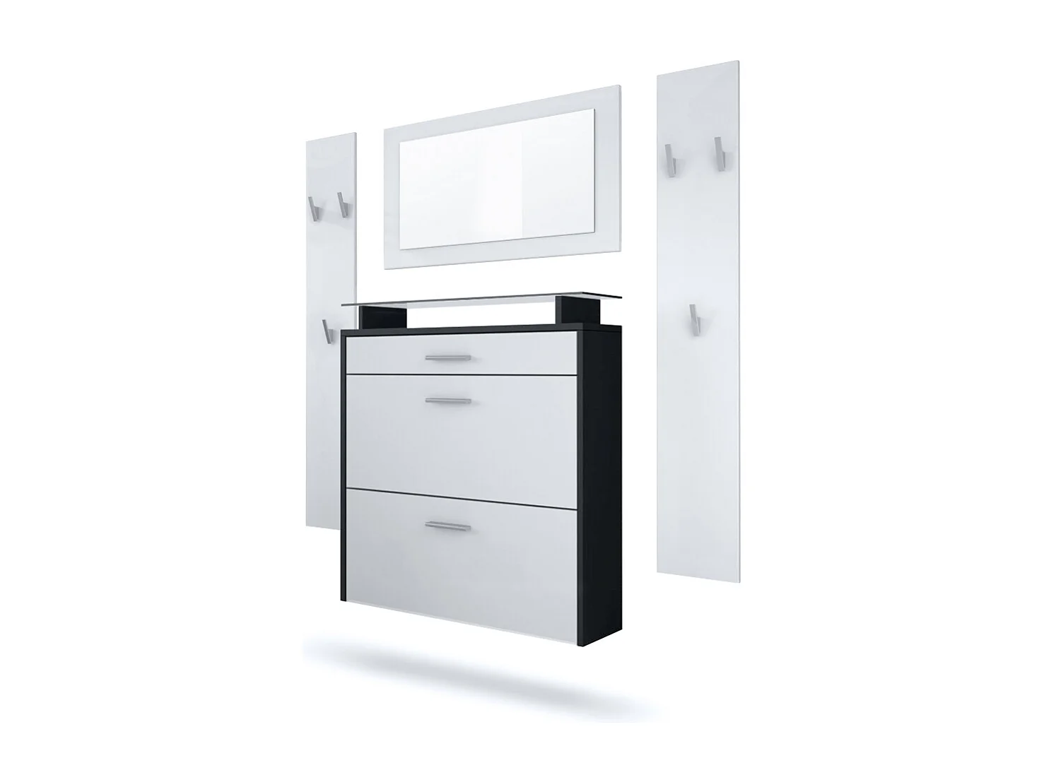 GARDEROBE Malea Front in Weiß matt