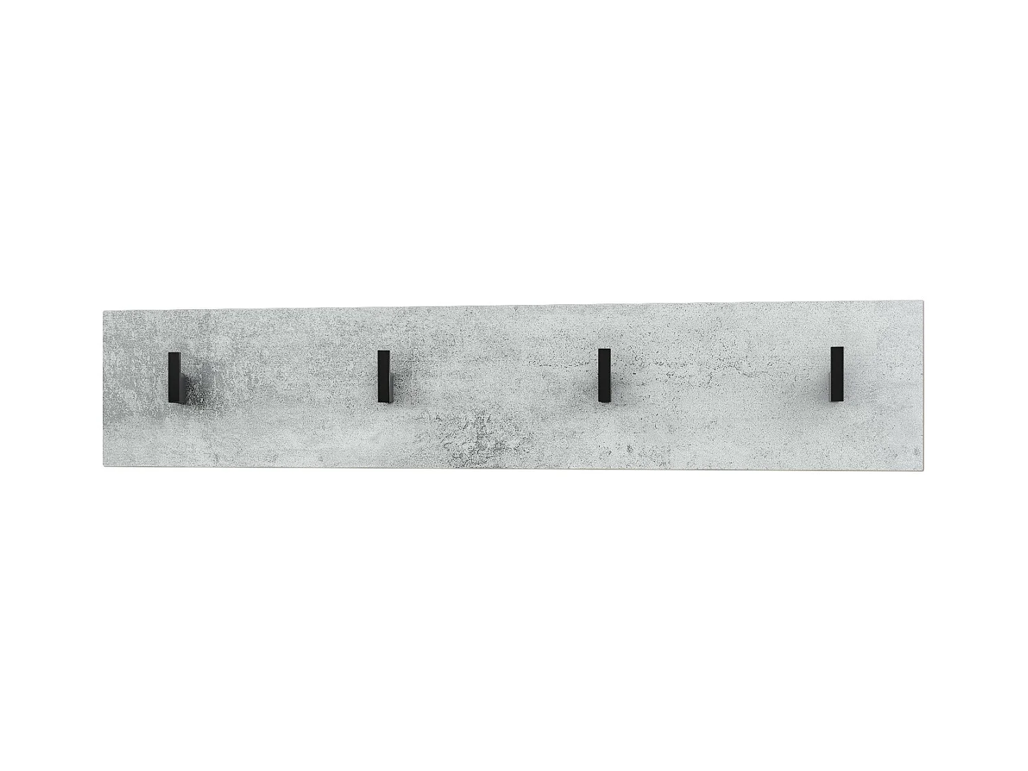 Wandgarderobe Garderobenleiste Garderobenpaneel Linea V2 in Beton Oxid Optik