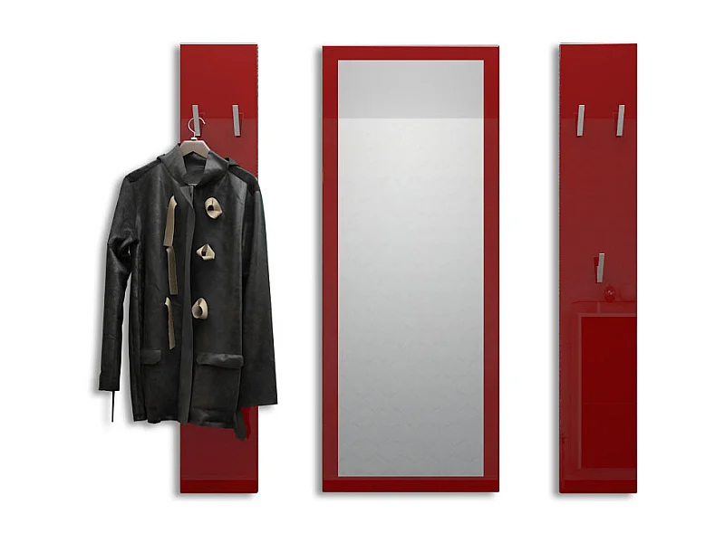 GARDEROBE Spot Bordeaux Hochglanz